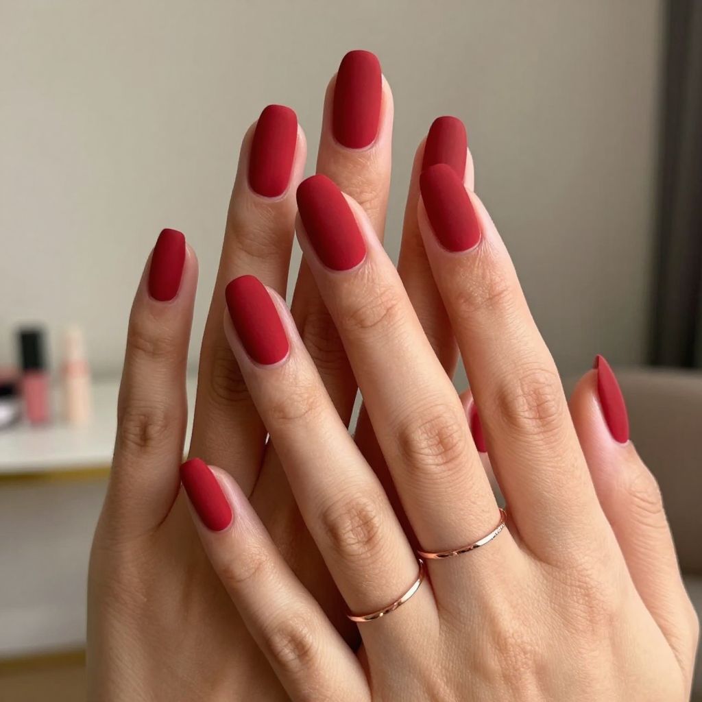 Matte Scarlet Drama
