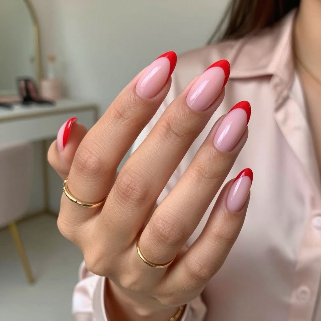 Striking Red Ombre Gradient