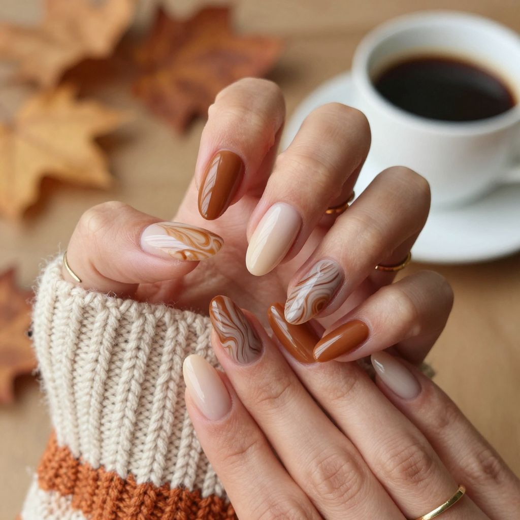 Cinnamon Swirl Marble