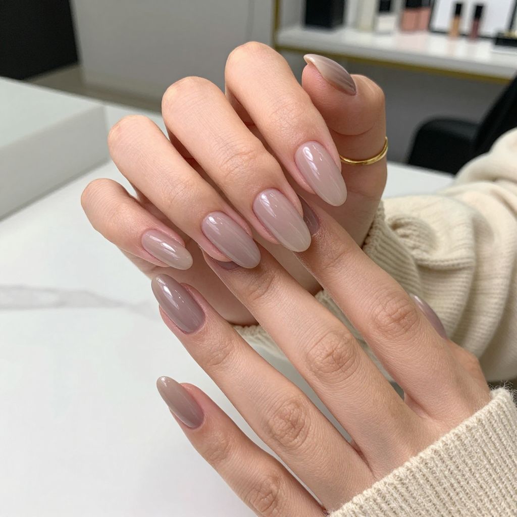 Soft Taupe French Fade