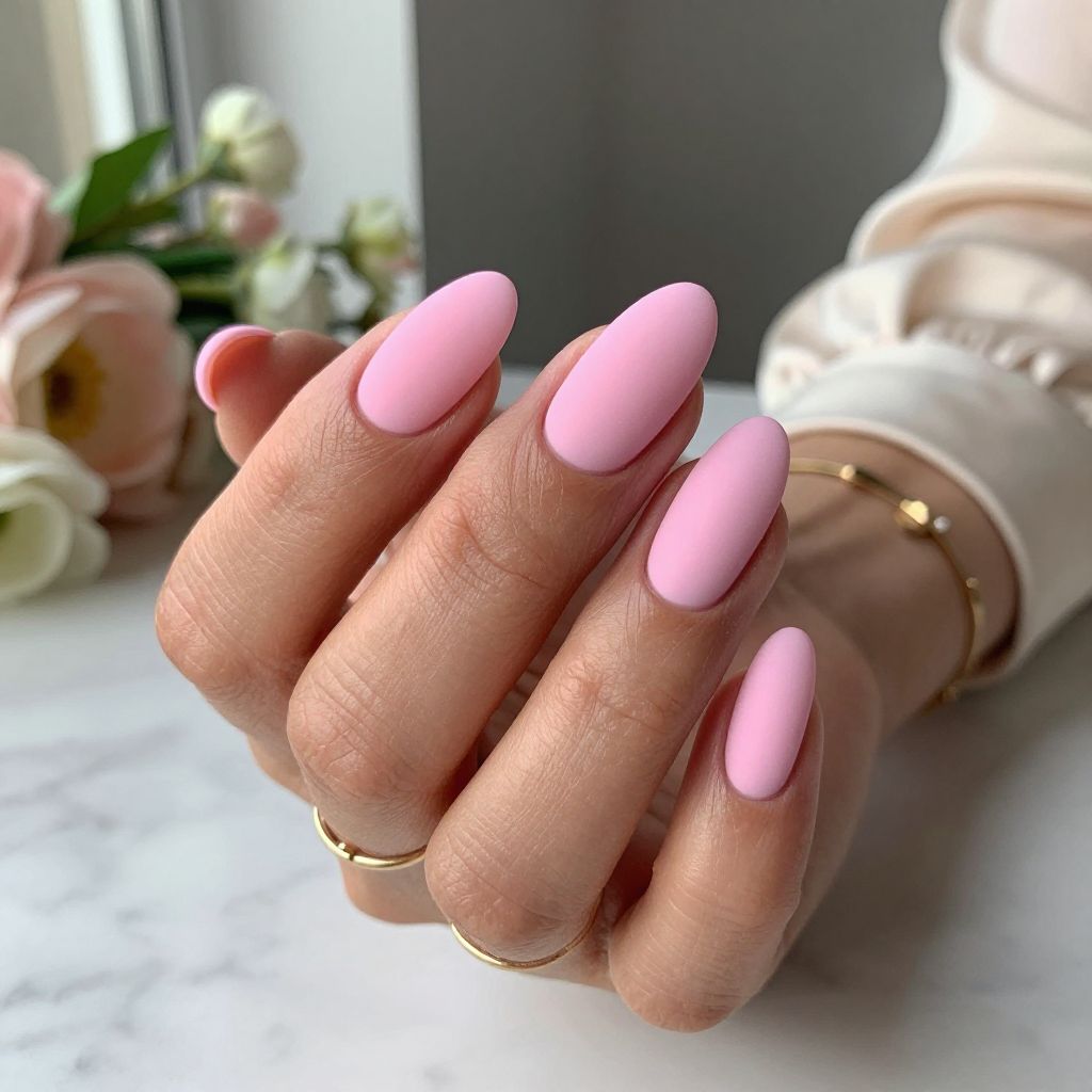 Matte Velvet Pink Elegance