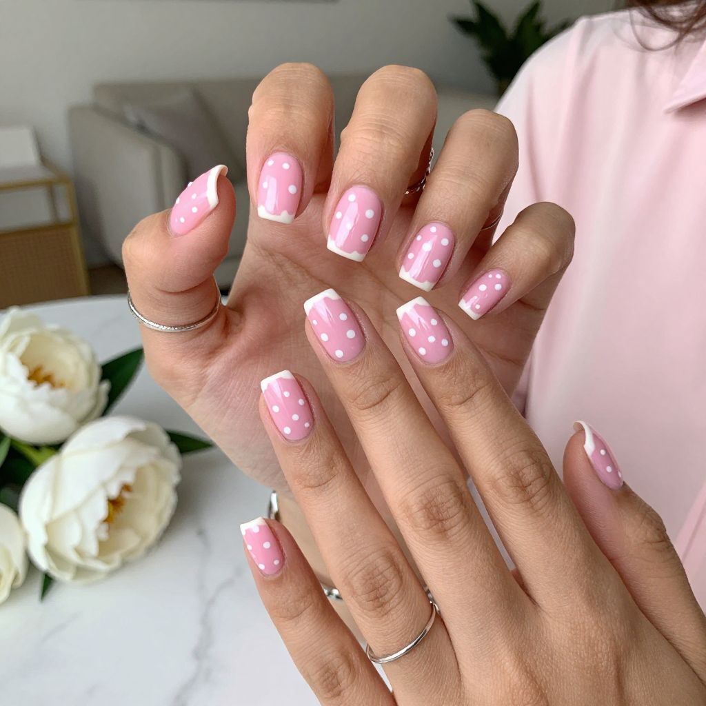 Playful Polka Dot Pink