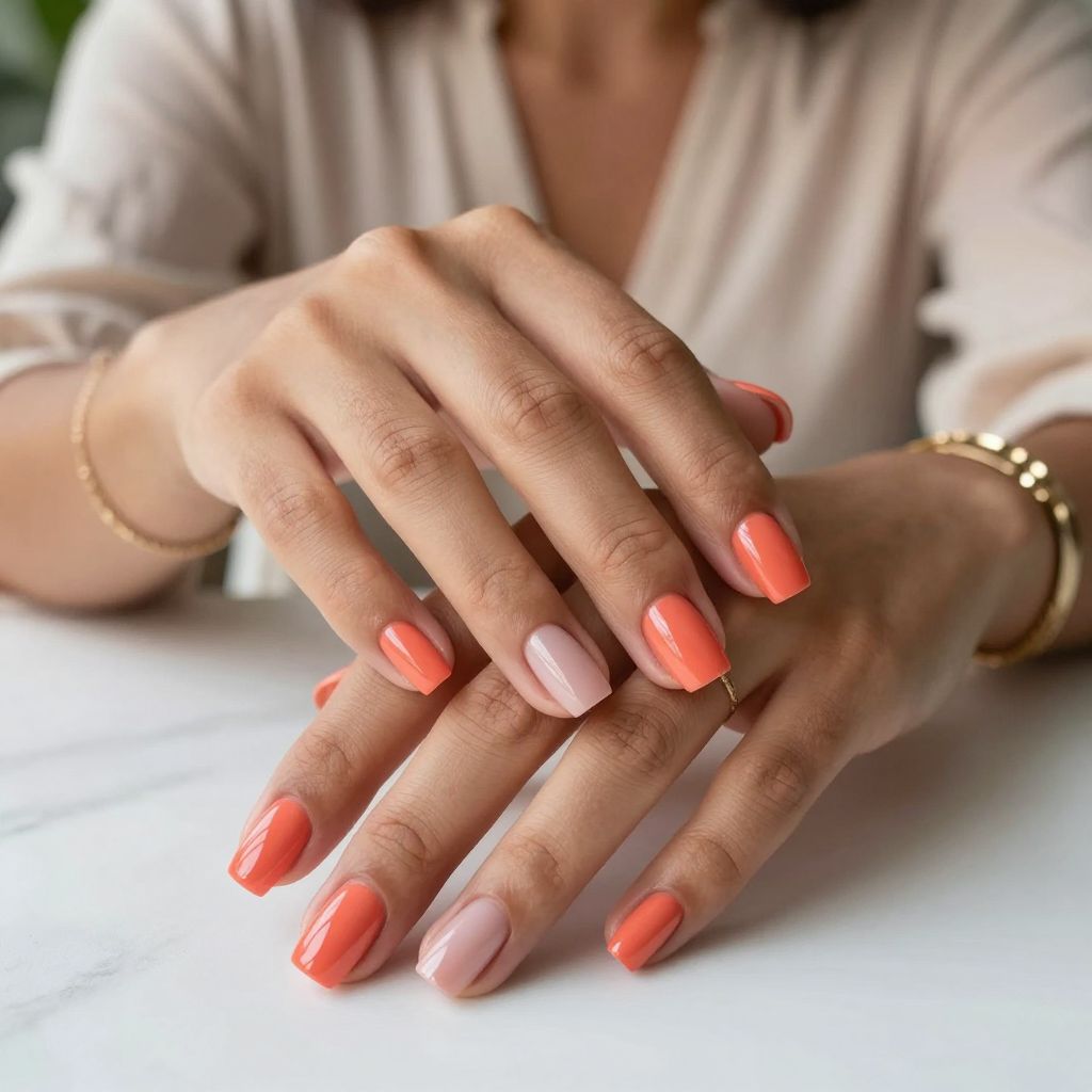 Vibrant Coral Crush