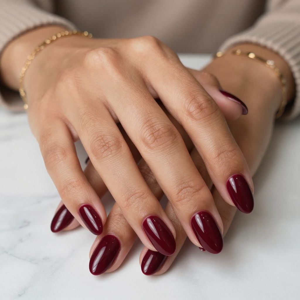 Classic Glossy Burgundy