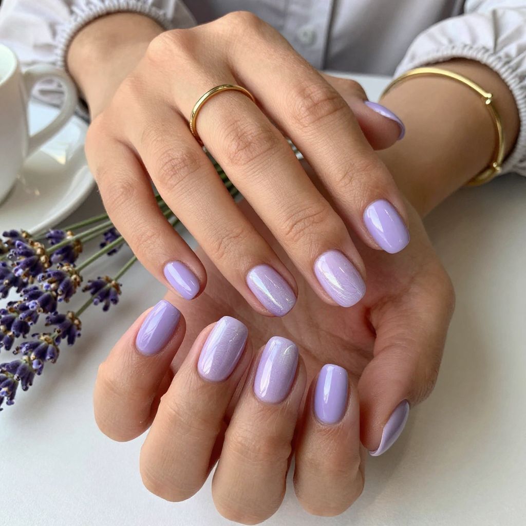 Pastel Lavender Cat Eye