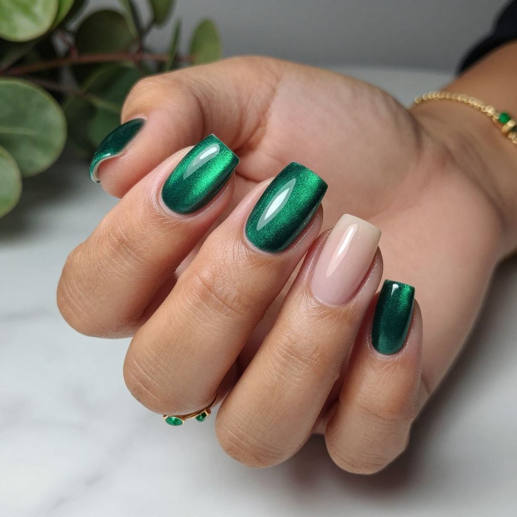 Deep Emerald Cat Eye Magic