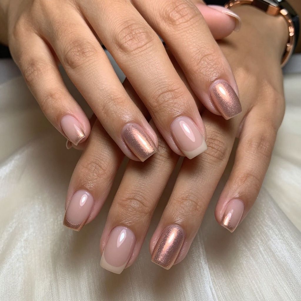 Rose Gold Twilight Tips