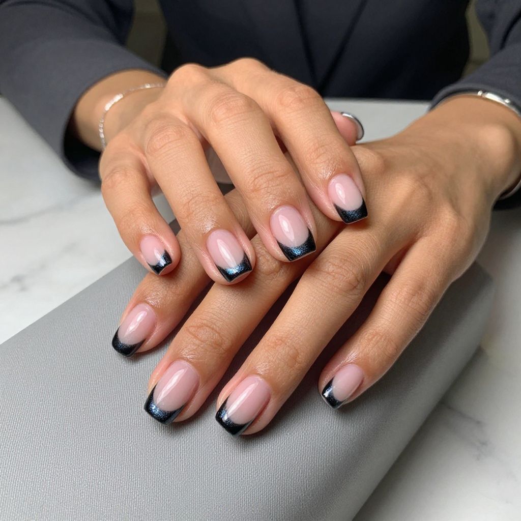 Classic Black Veil Tips