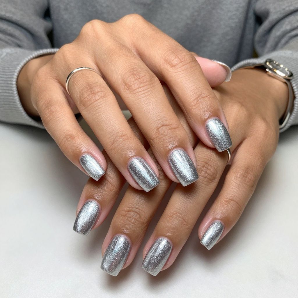 Silver Glitter Glam