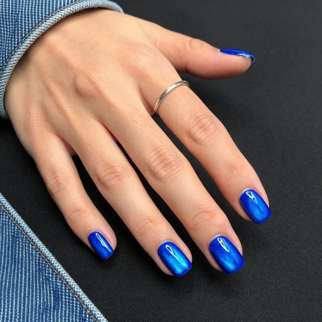 Electric Blue Swipe