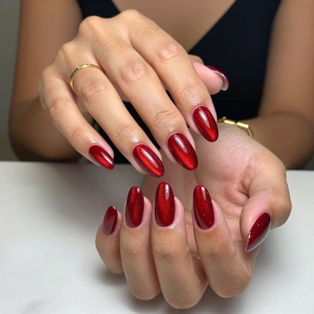 Ruby Red Magnetic Glow