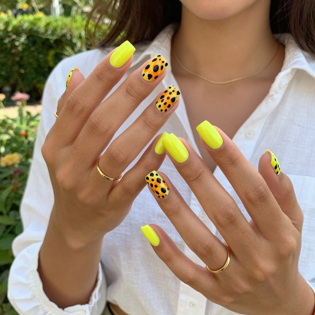 Neon Pop Cheetah Vibes