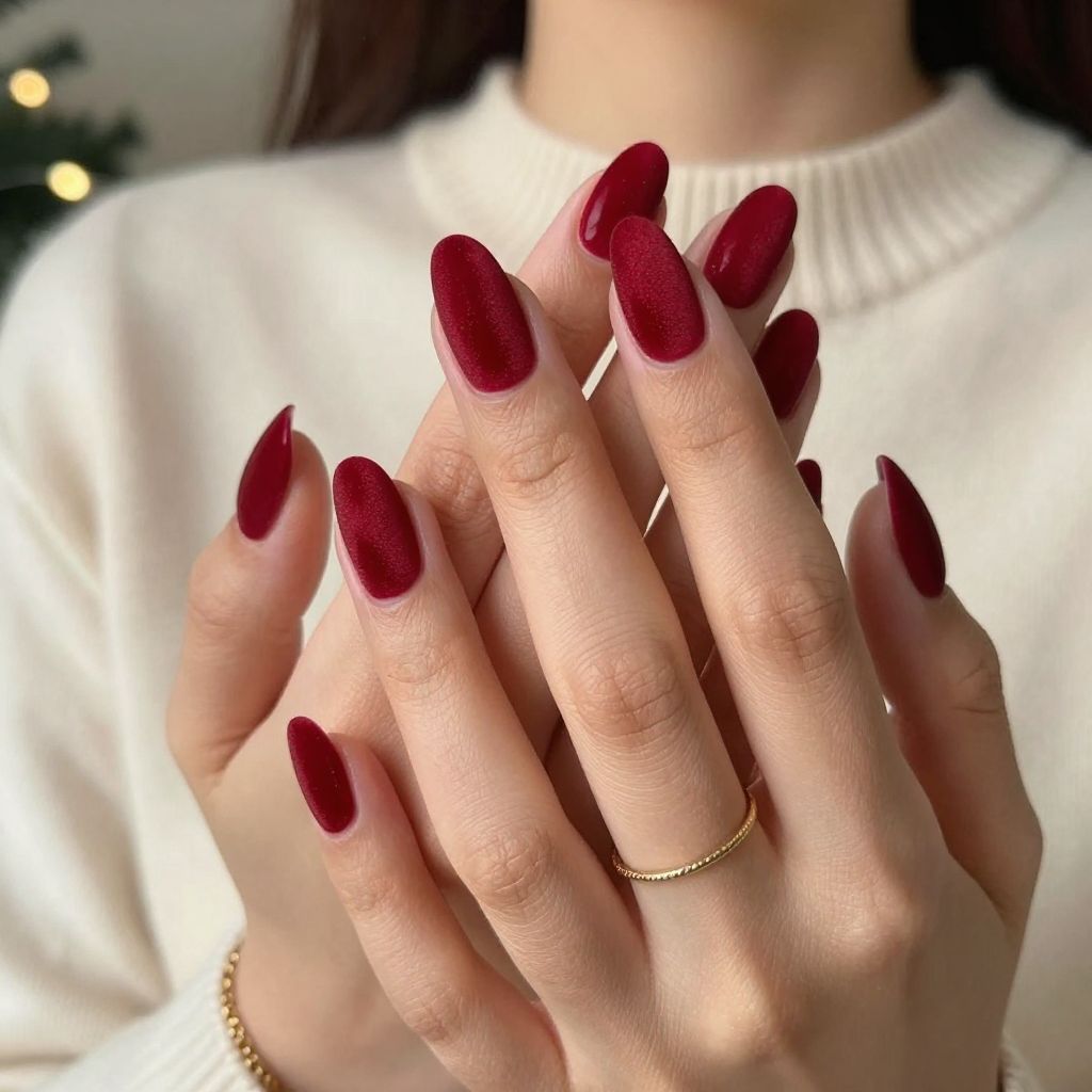 Deep Crimson Velvet Touch
