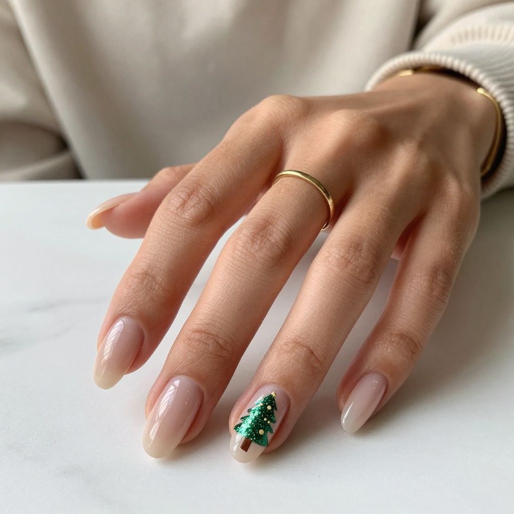 Sparkling Minimalist Evergreen