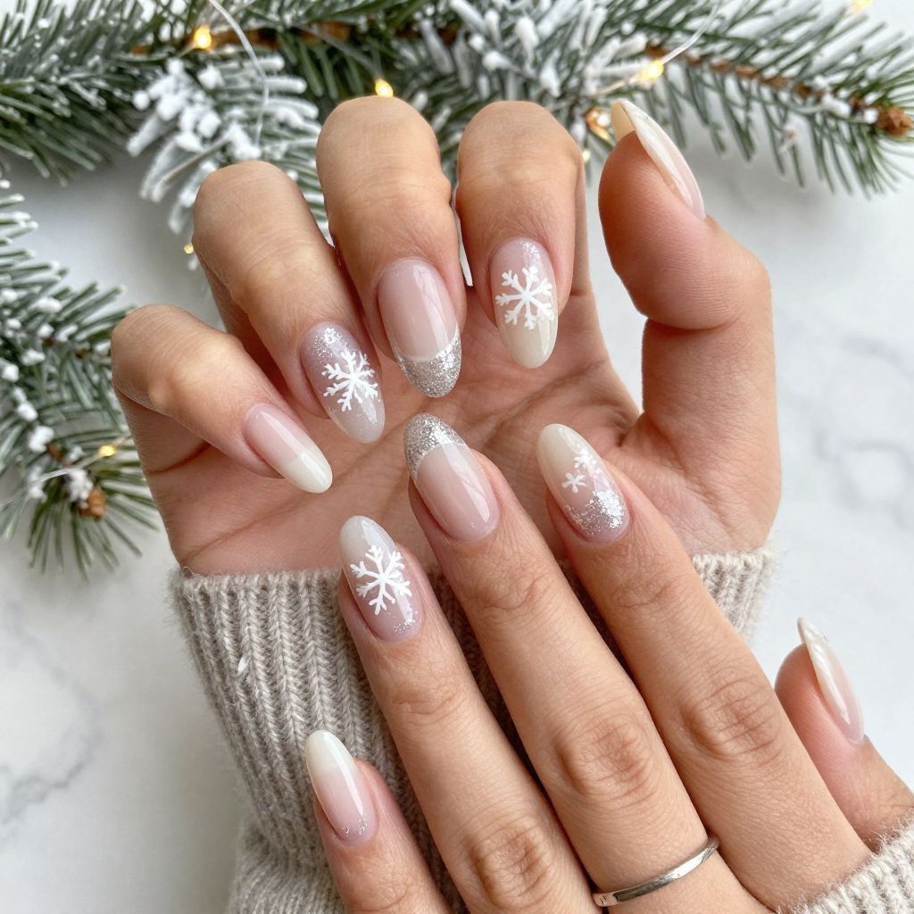 Chic Snowflake and Silver Sparkle