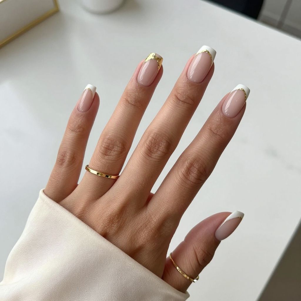 Sleek Belle Gold Foil Tips