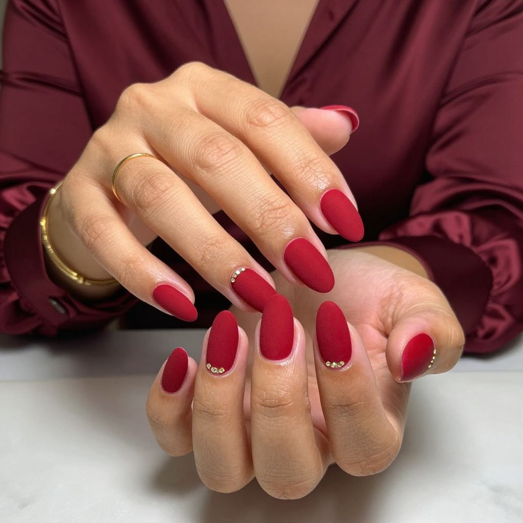Glamorous Aurora Velvet Red