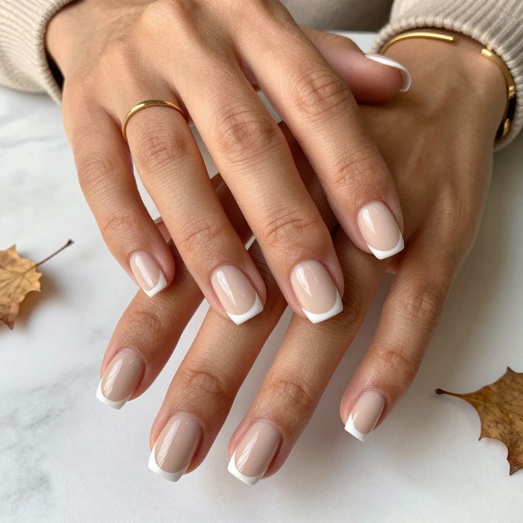 Minimalist Nude French Tips