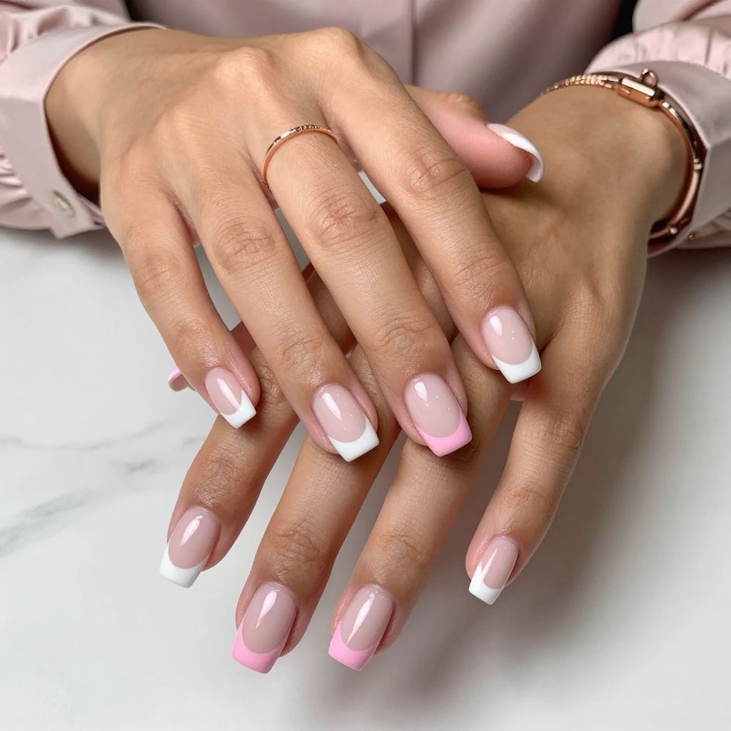 Dual Tone French Tips