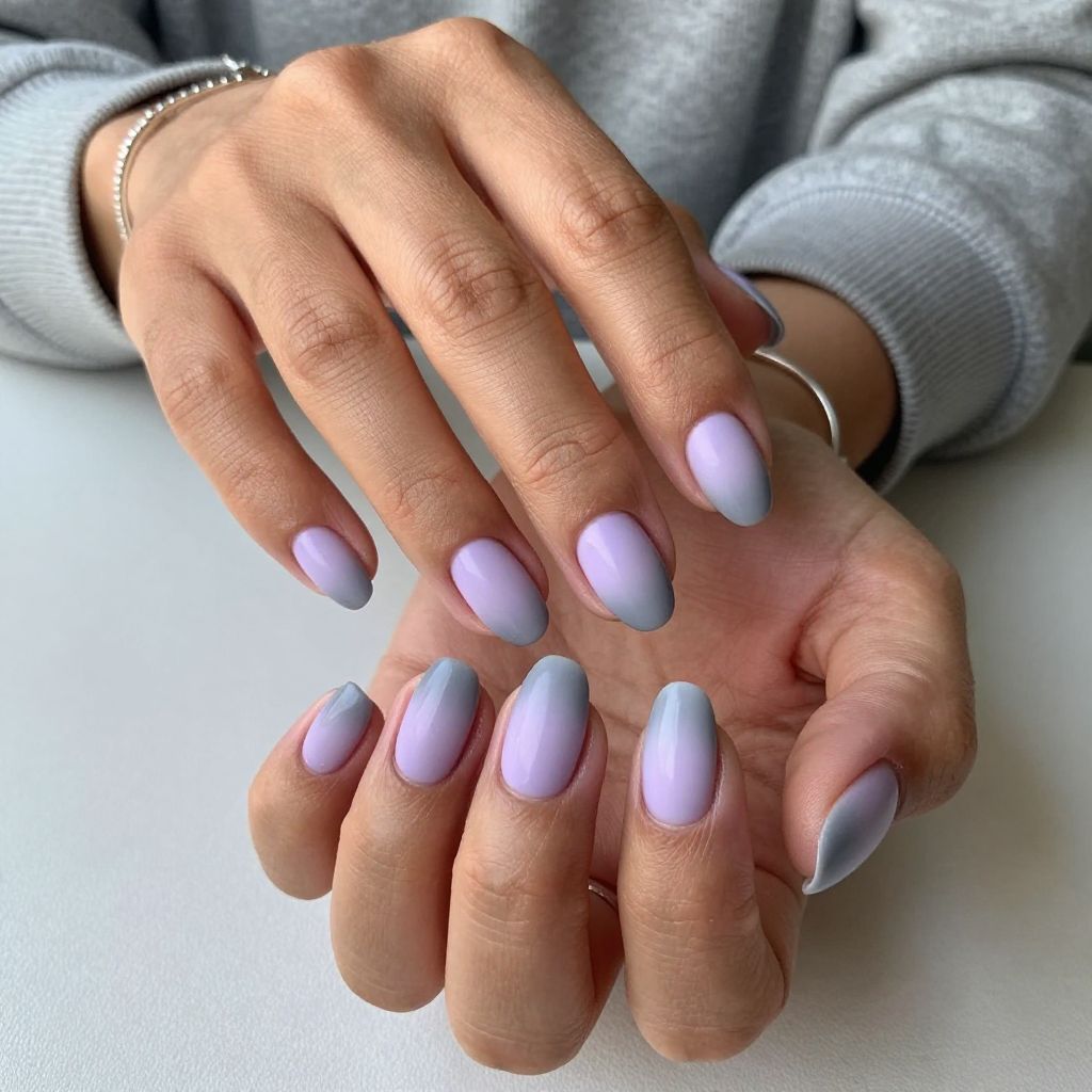 Smoky Lavender Fade