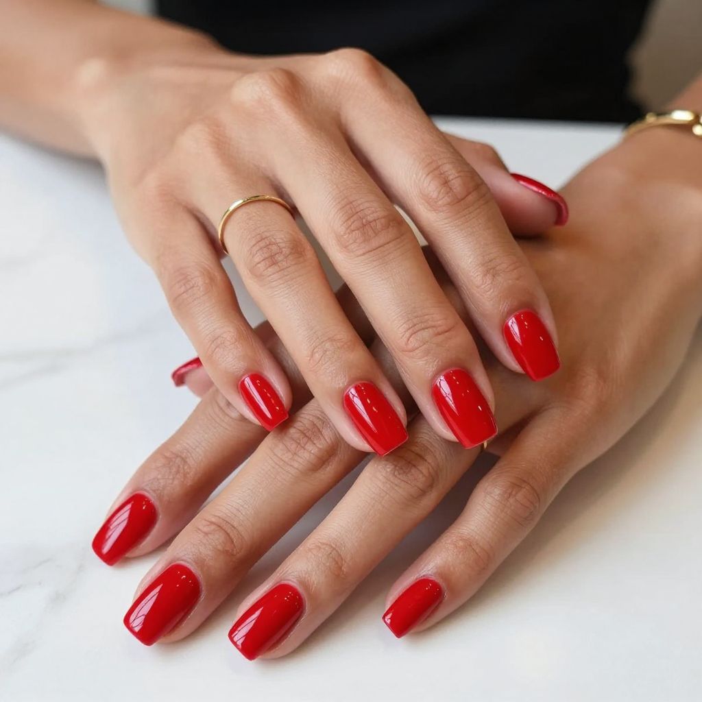 Vibrant Red Statement