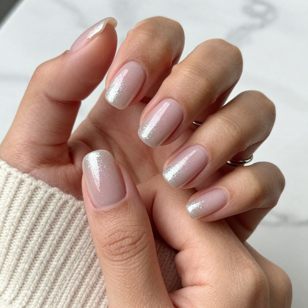 Subtle Glitter Gradient
