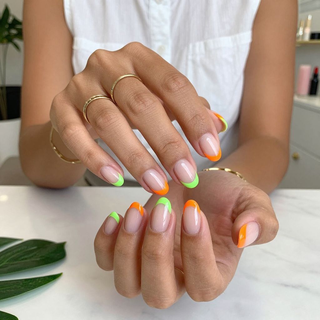 Tropical Neon Tips