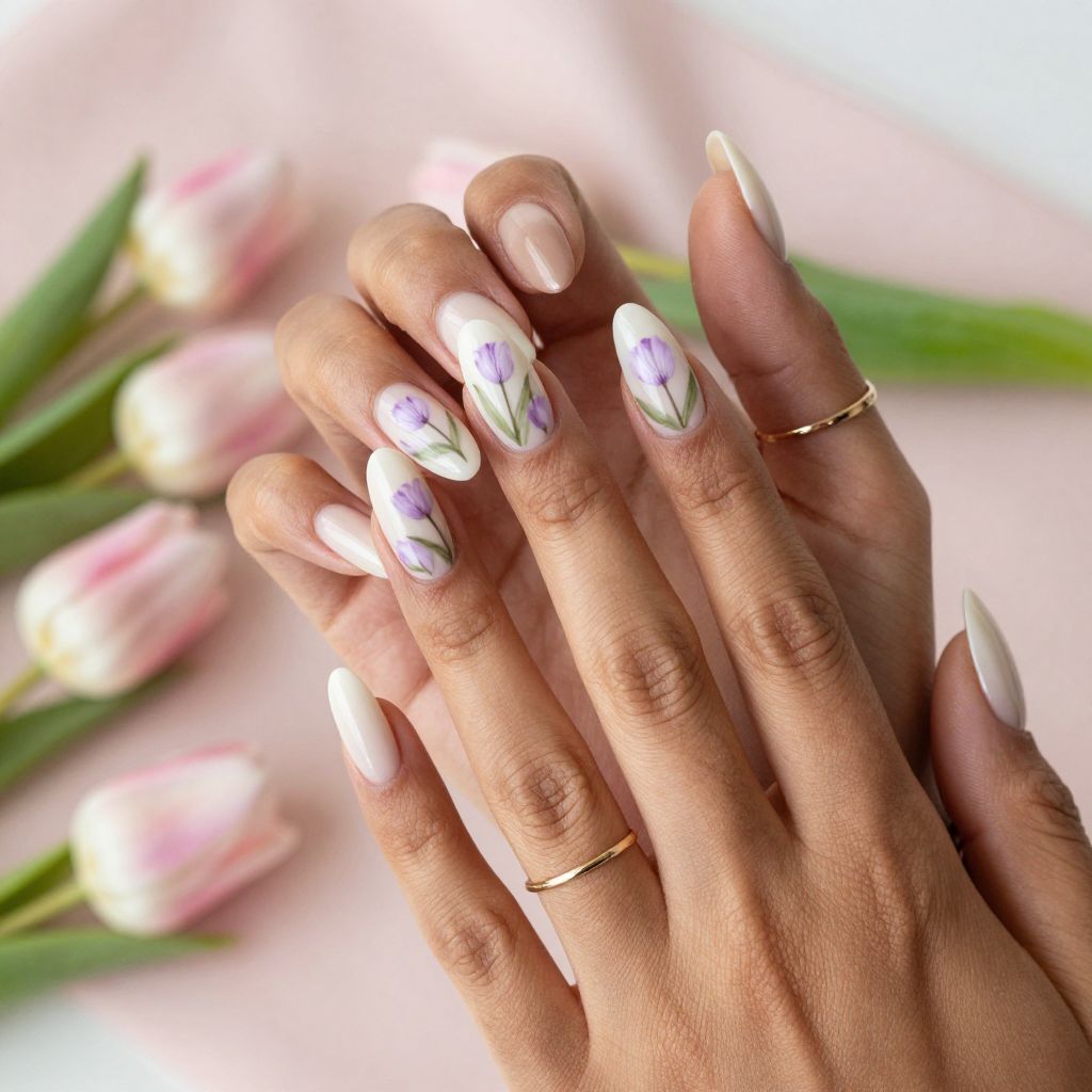 Lavender Spring Tulips