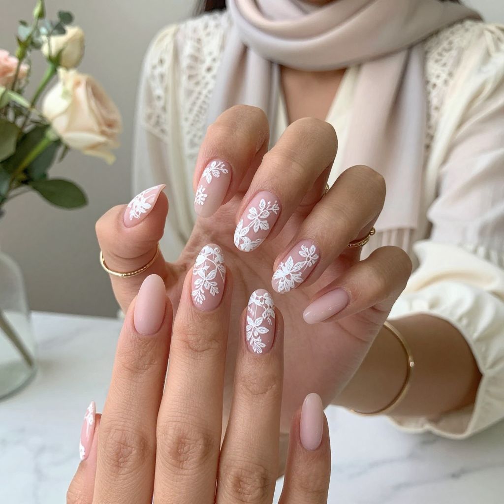 Floral Lace Overlay