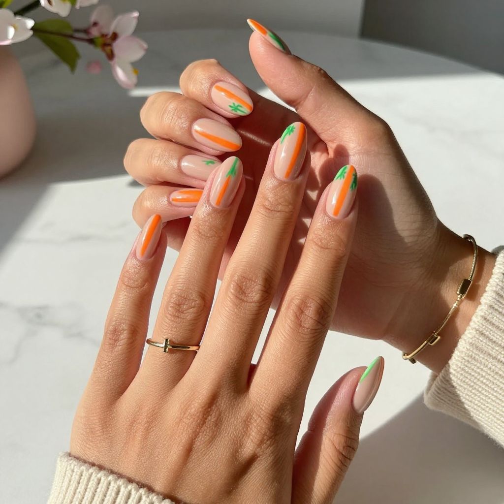 Rainbow Carrot Stripes