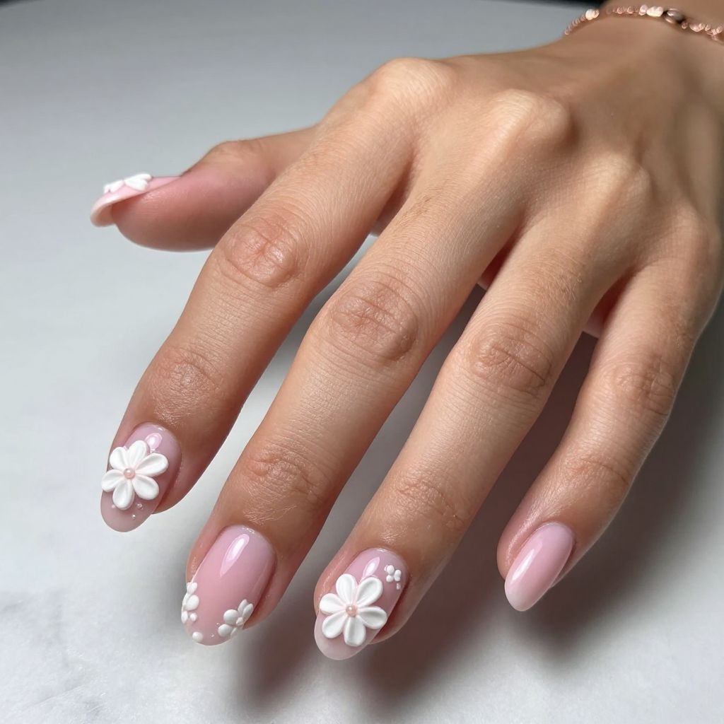 3D Floral Embellishments