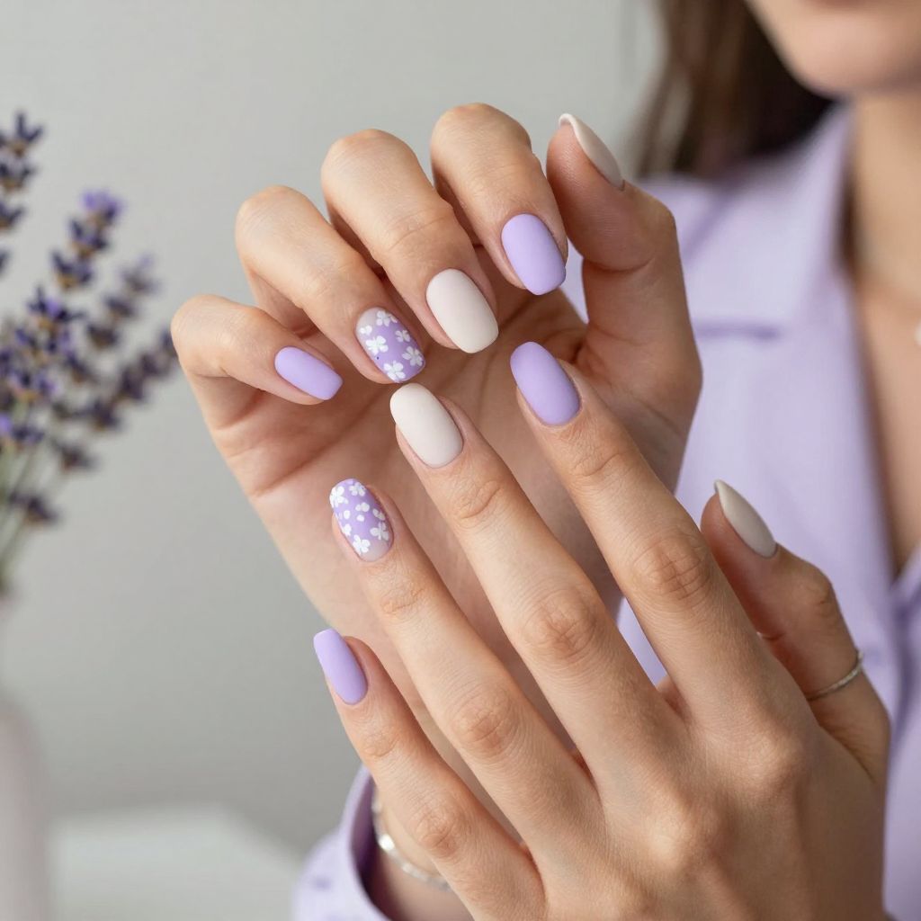 Soft Lavender Bloom