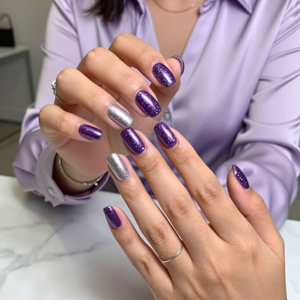 Purple Glitter Explosion