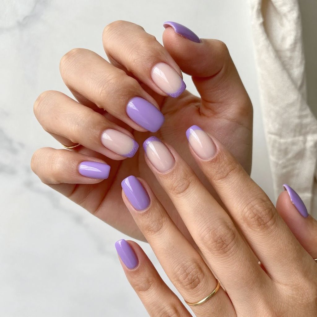 Matte Purple Tips