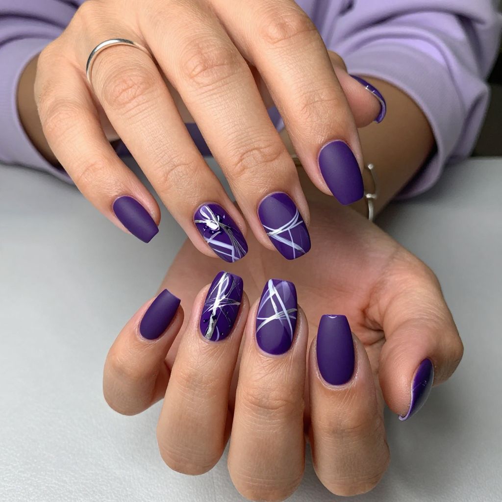 Abstract Purple Art