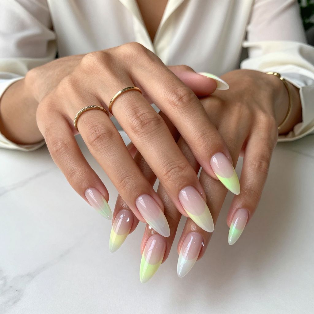 Clear Drip with Neon Underlayer