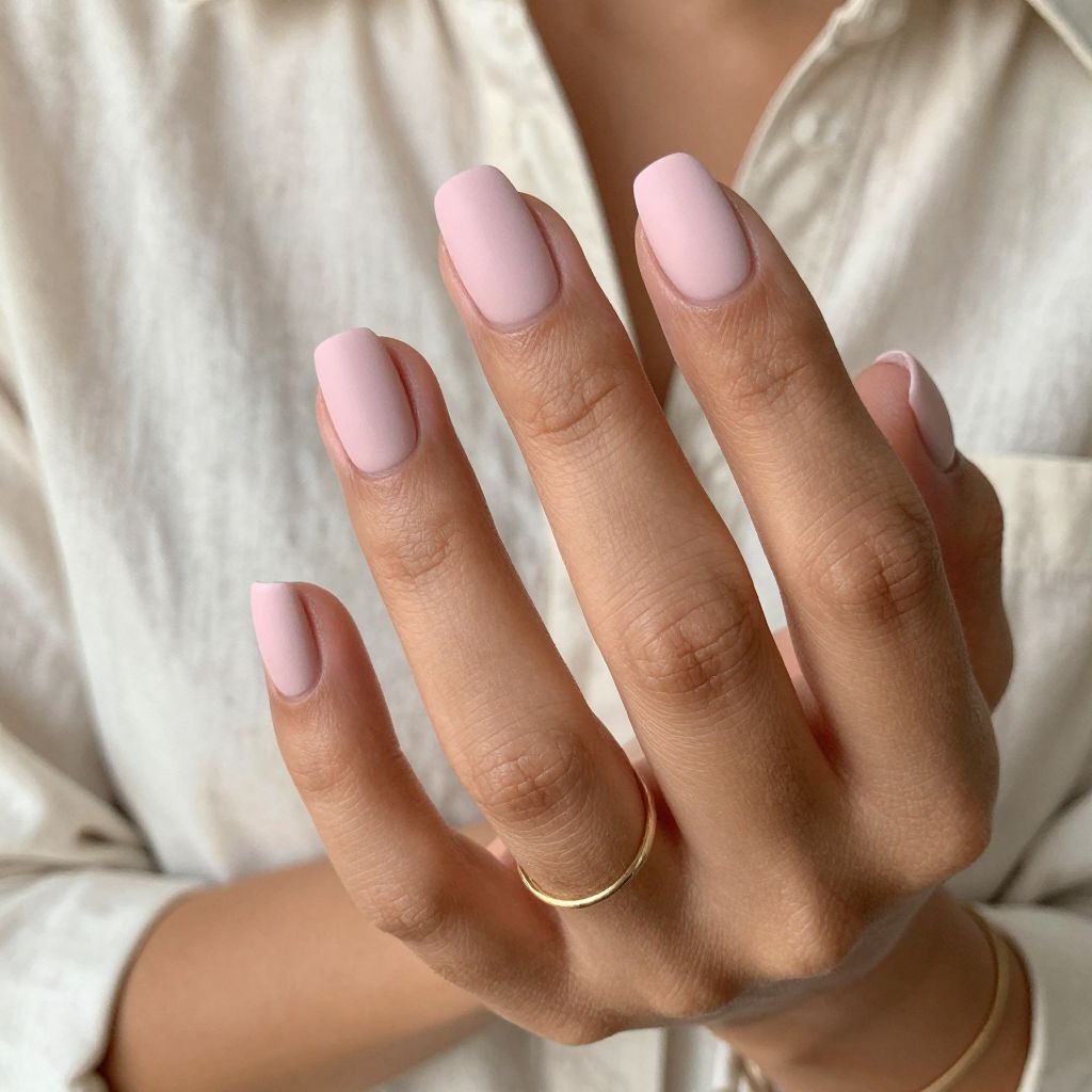 Soft Blush Pink with Matte Finish