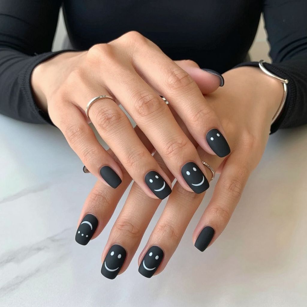 Black and White Emojis Pop