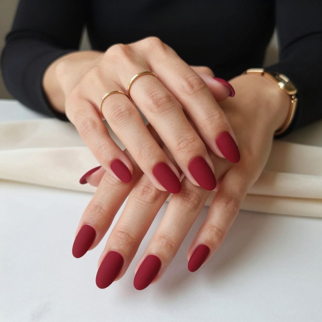 Bold Cherry Red Matte