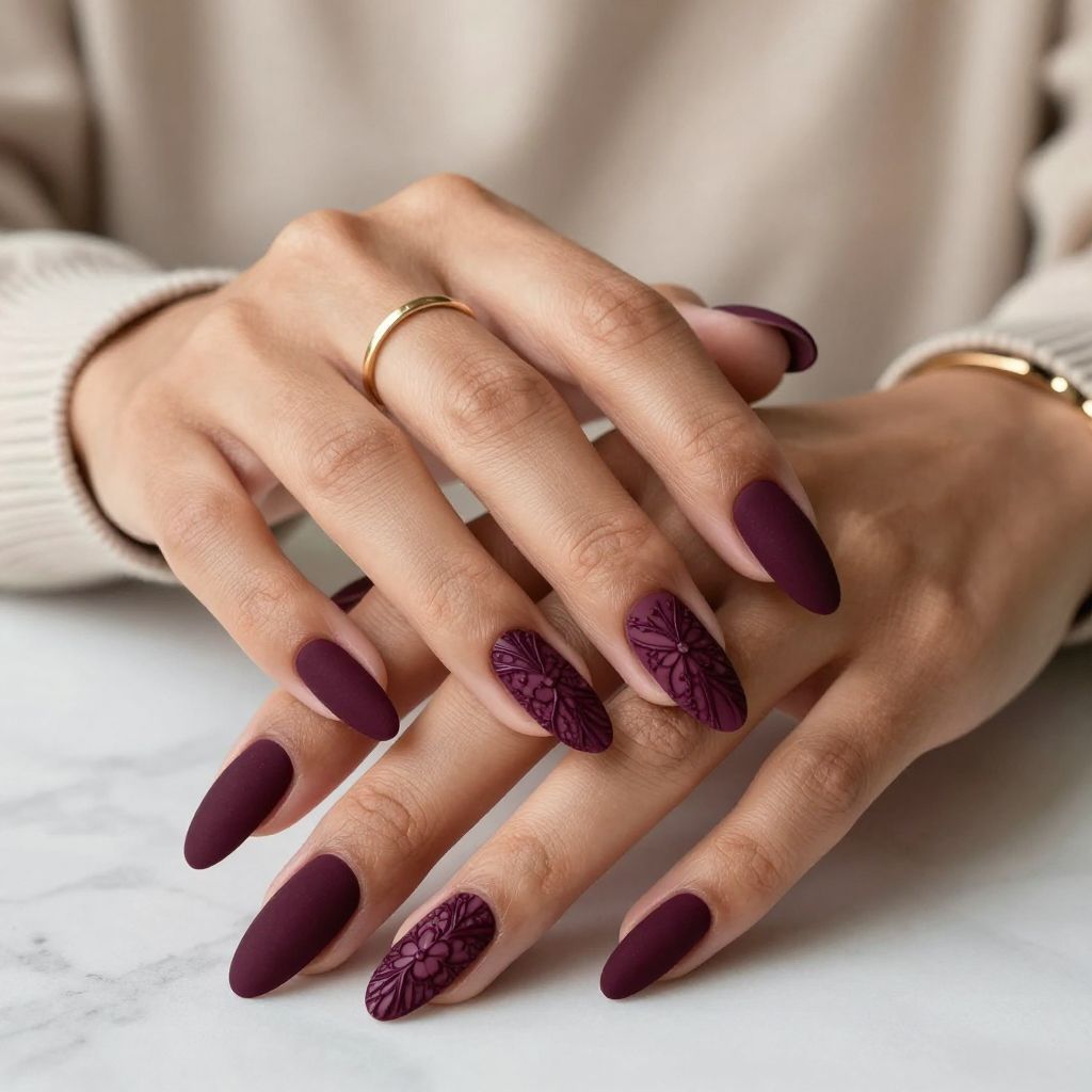 Deep Plum Velvet Matte