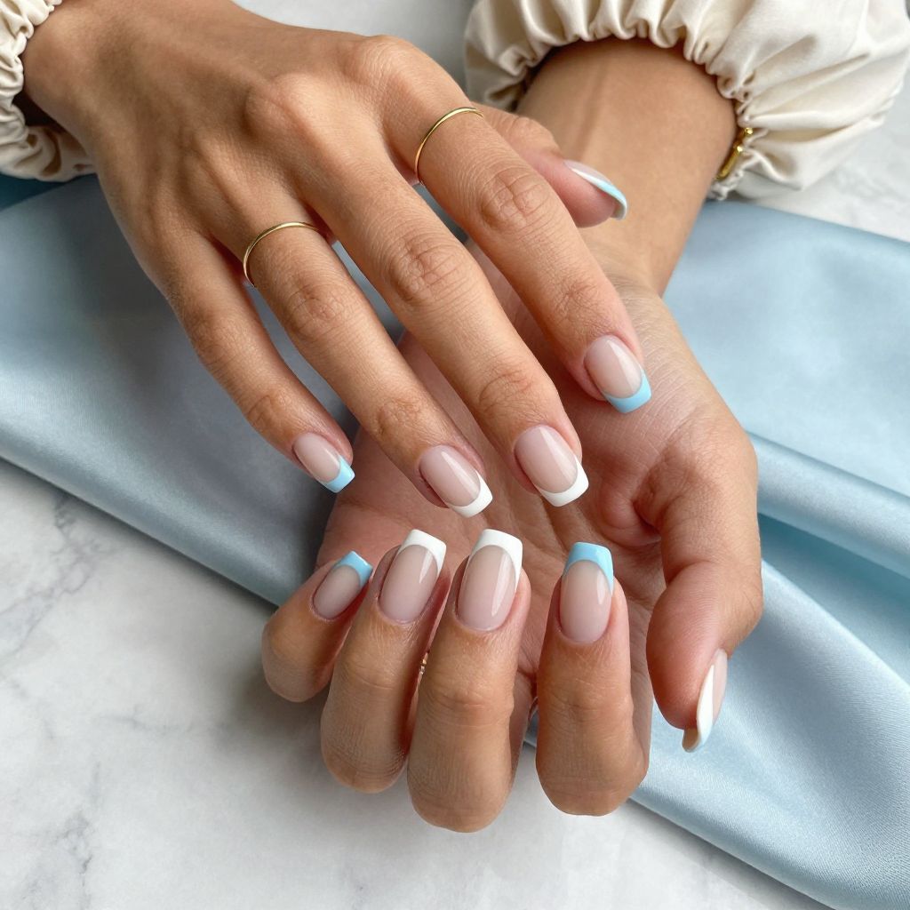 French Tip with a Twist