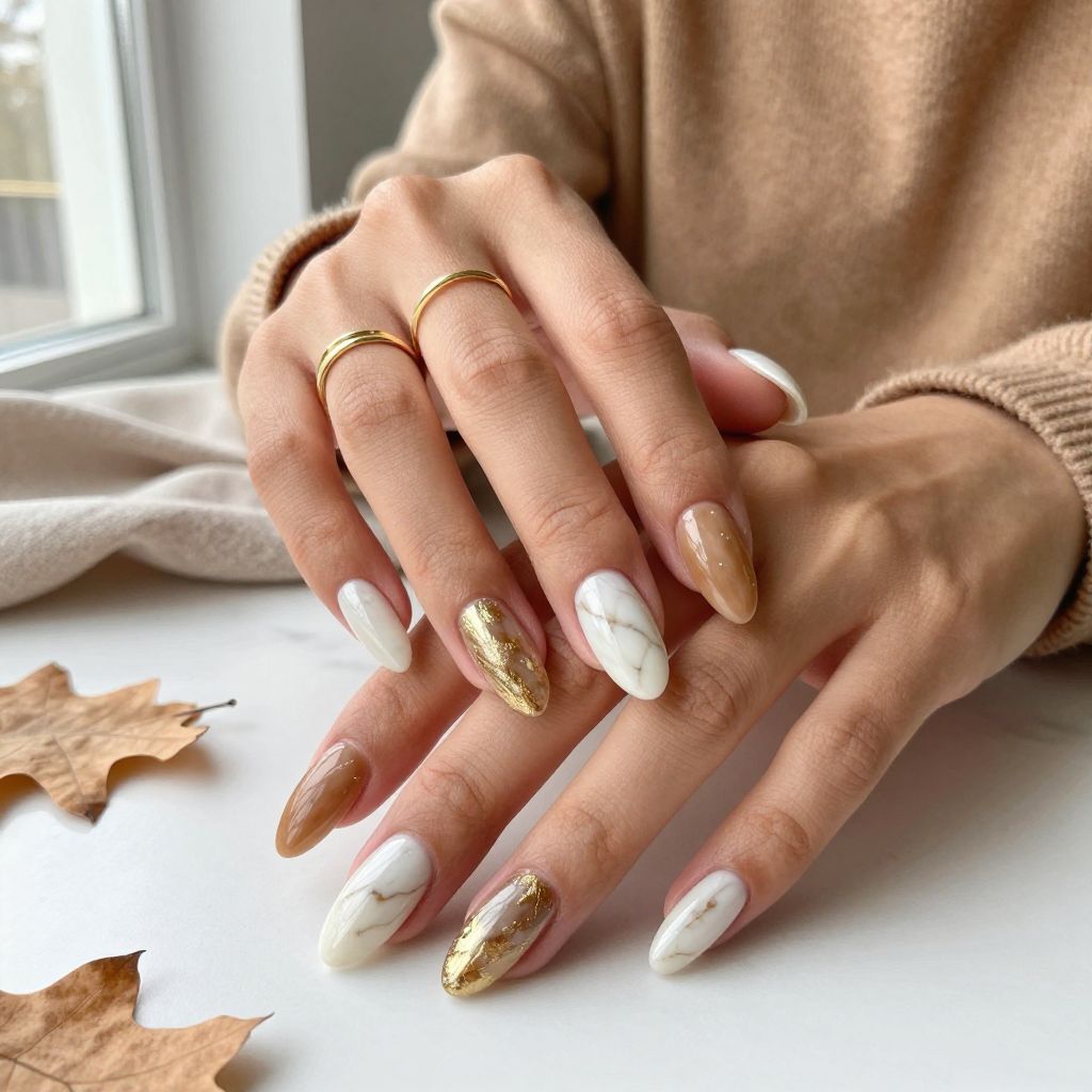 Autumn Marble Magic
