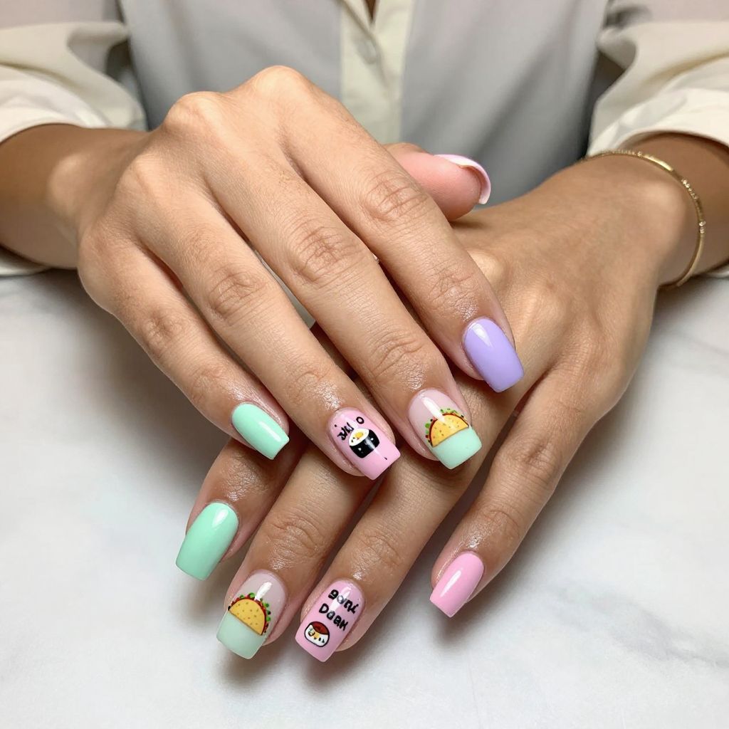 Food Punty Nails