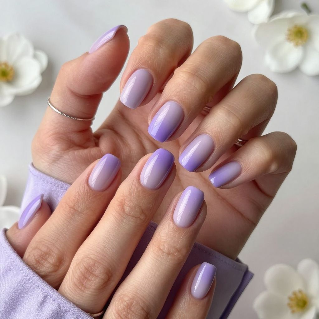 Soft Gradient Lilac