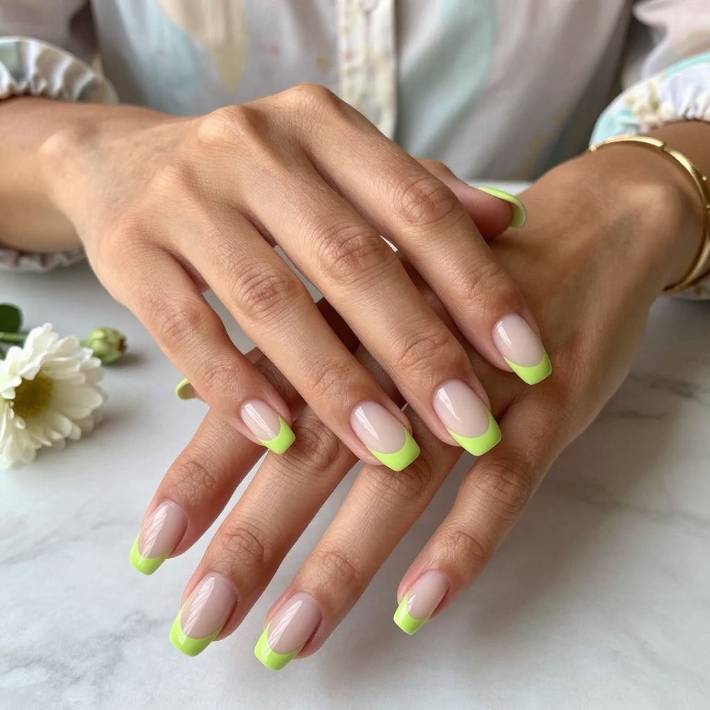 Lime Zest French Twist