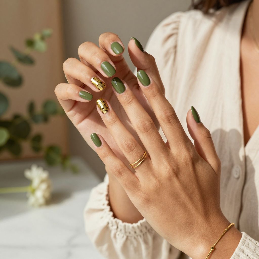 Olive and Gold Luxe