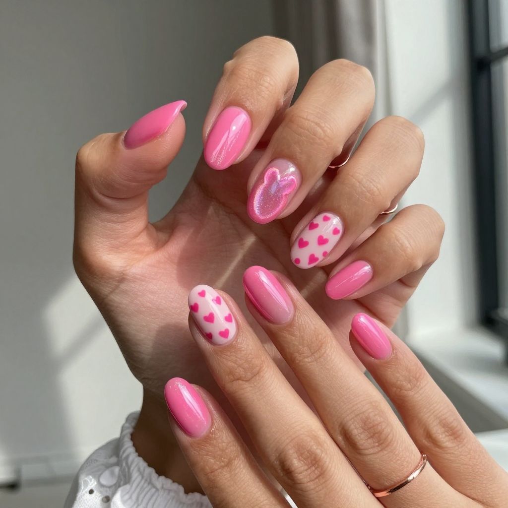 Candy Pink Heart Glow-Up