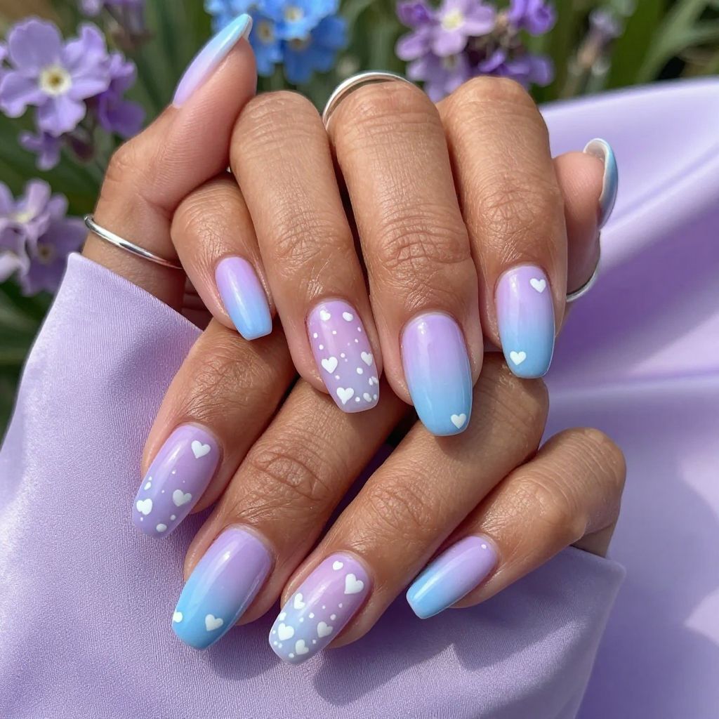 Pastel Ombre Hearts
