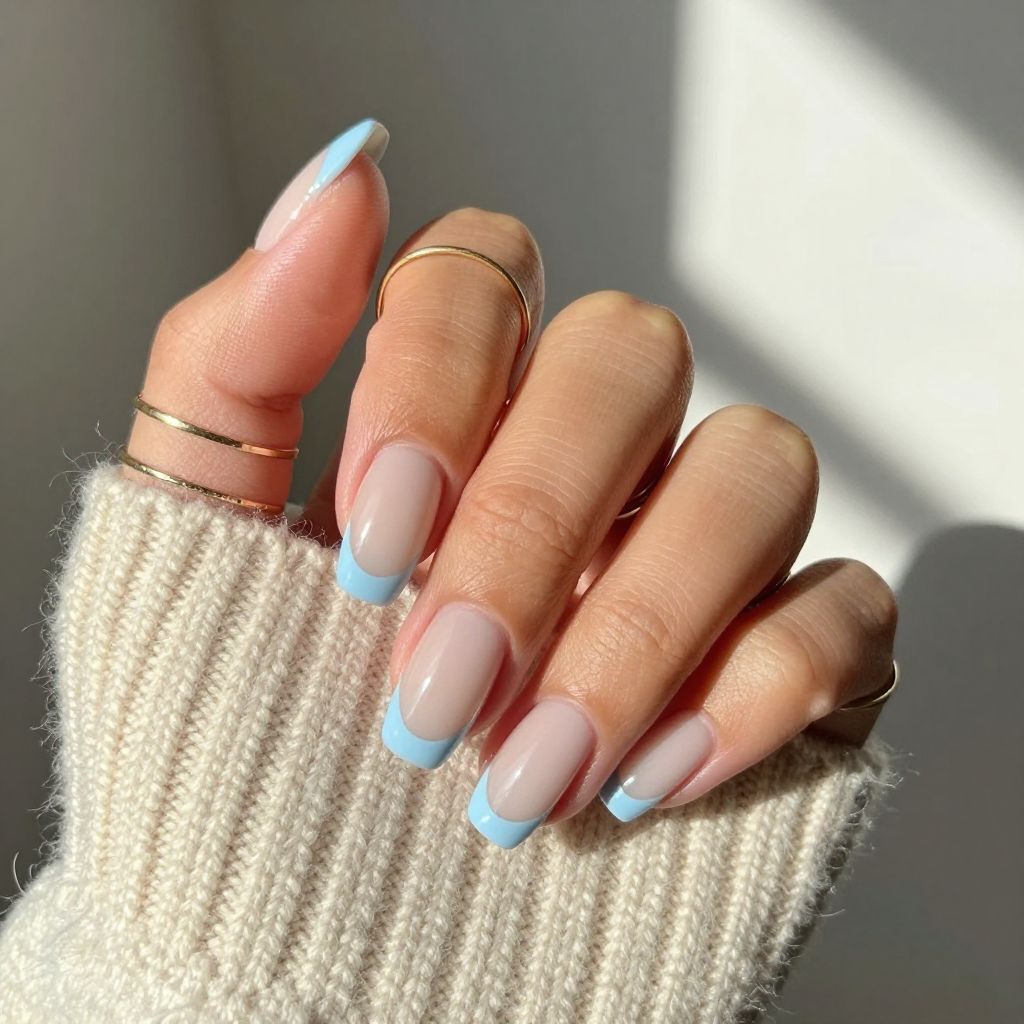 Icy Blue French Twist