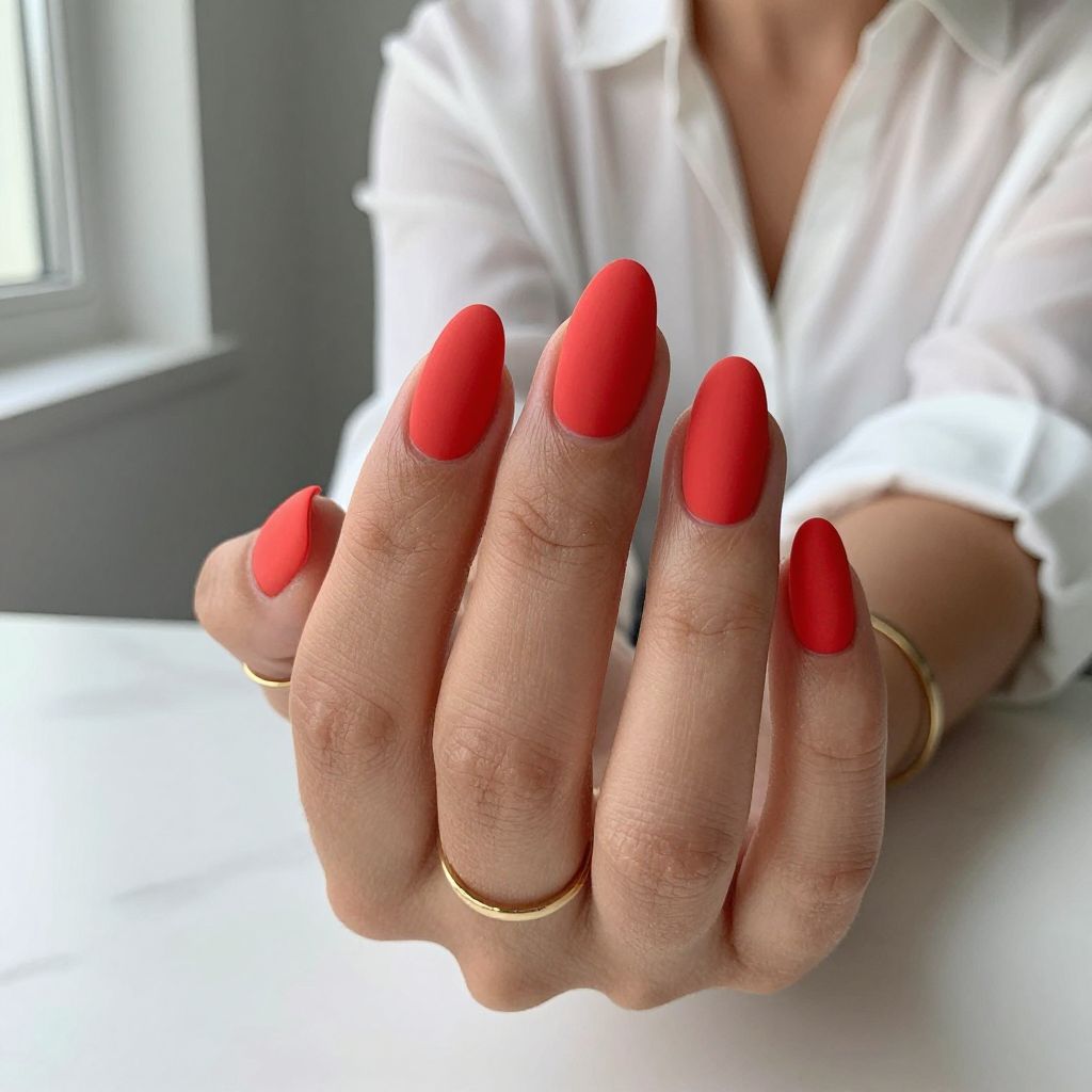 Coral Red with Matte Finish